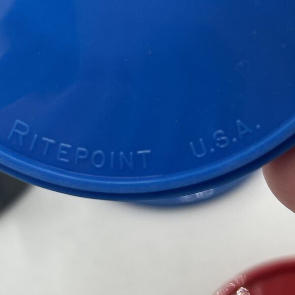 VTG Derby Gas Oil Advertising Drink Coasters Picnic 1974 Reb Blue With Holder - Picture 5 of 6